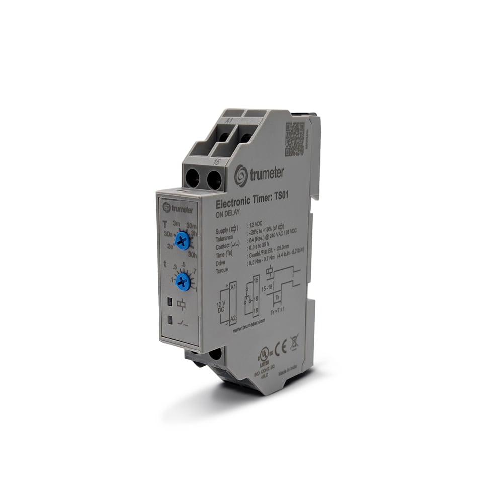 【TS01】12V DC, ON-DELAY, 1 C/O