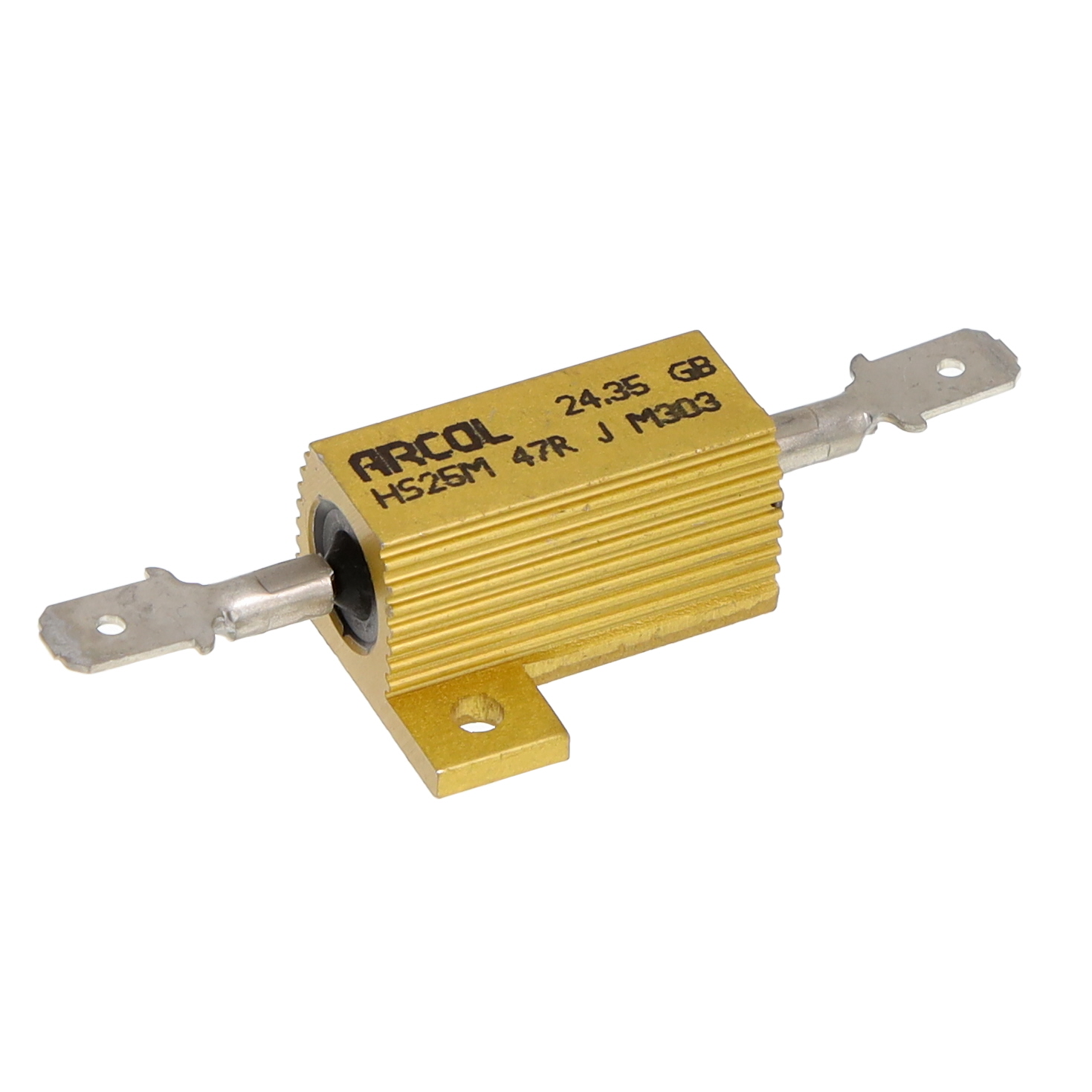 25 WATTS AL HOUSED47 OHMS 5%