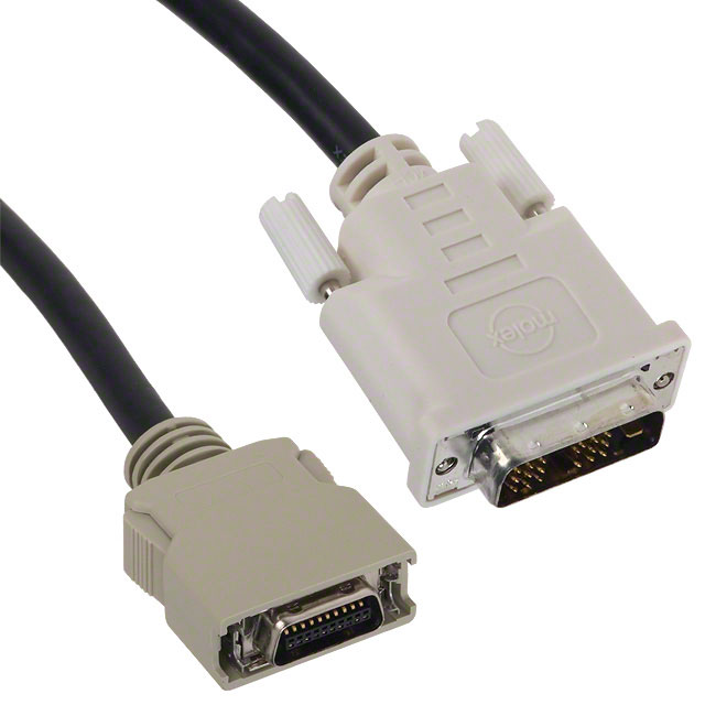 Cable Assembly DVI-D Single Link Male to DFP (Digital Flat Panel) 6.56' (2.00m)