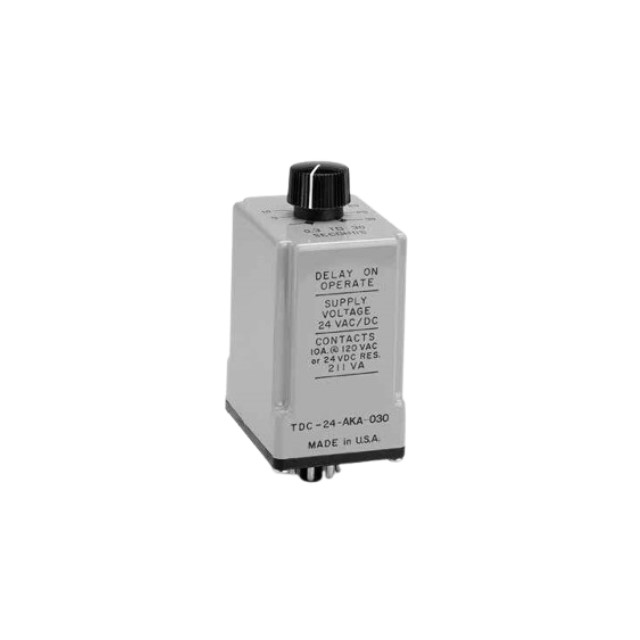 【TUC-120-AKA-030】RELAY TIME DELAY 30SEC 10A 250V