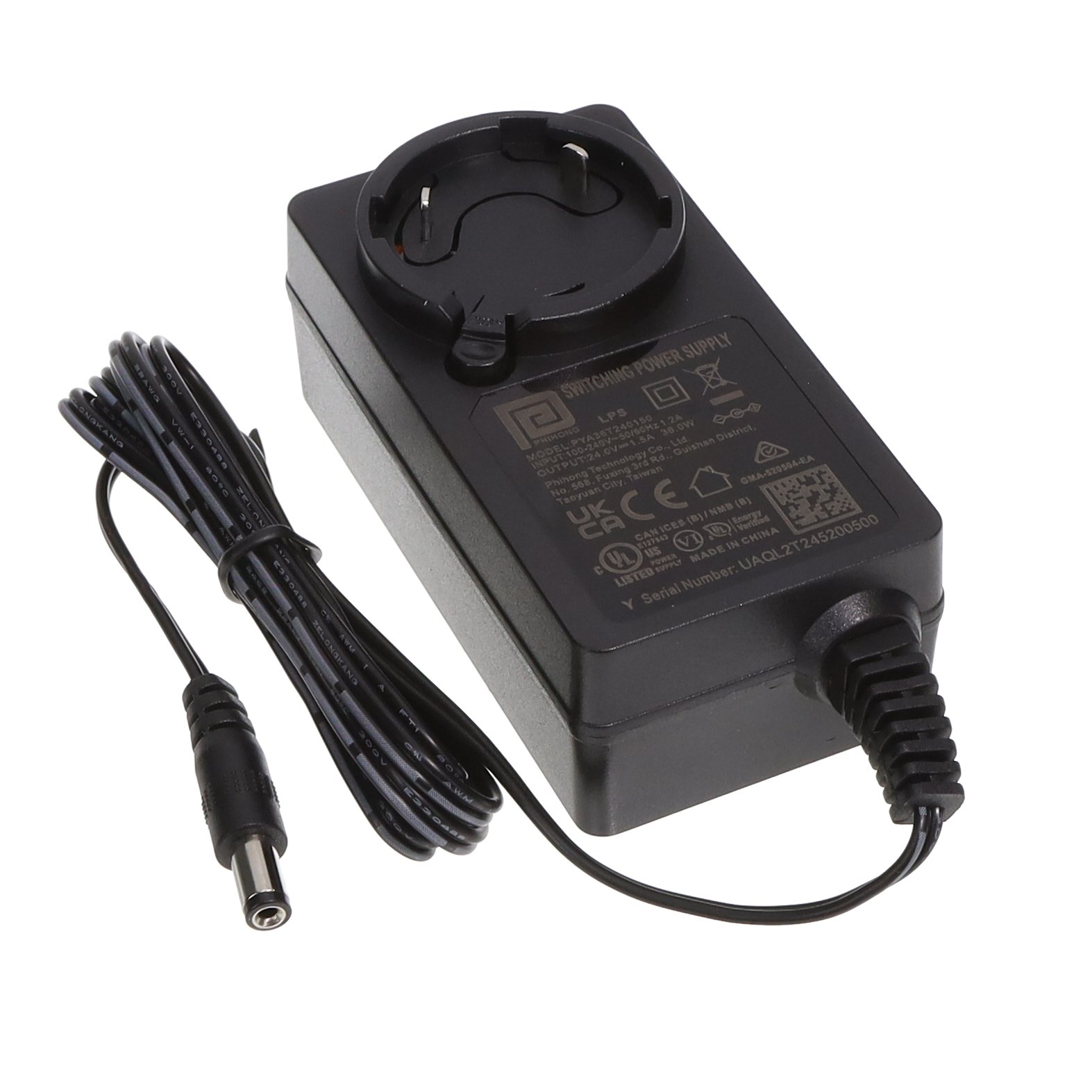 AC/DC WALL MOUNT ADAPTER 24V 36