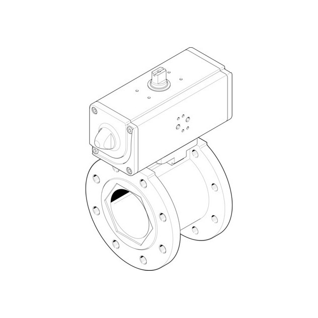 【VZBC-80-FF-16-22-F07-V4V4T-PP180-R-90-C】BALL VALVE ACTUATOR UNIT