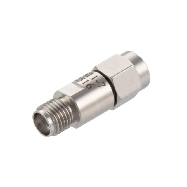 【PE7611-7】7 DB FIXED ATTENUATOR SMA MALE T