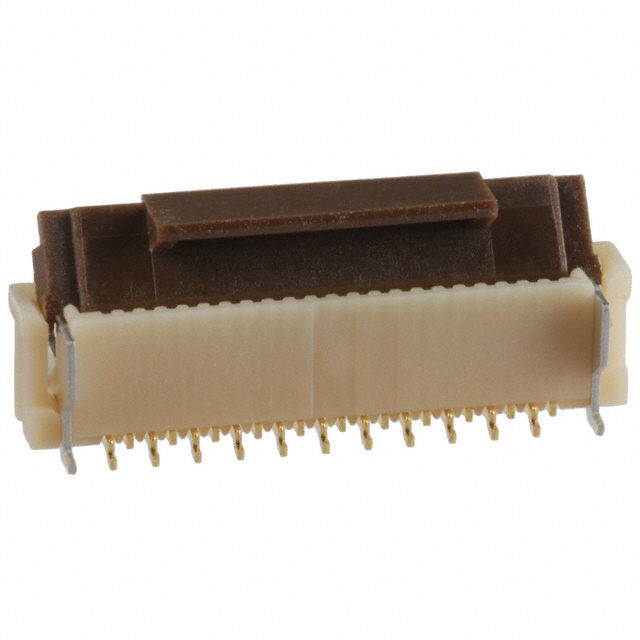 22 Position FFC, FPC Connector Contacts, Vertical - 1 Sided 0.020