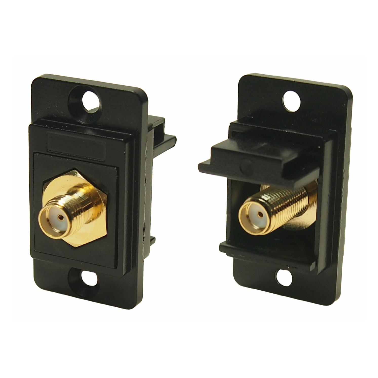 【CP30760MB】DUALSLIM BLACK METAL SMA 50 OHM