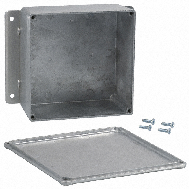 BOX ALUM NATURAL 4.75"L X 4.75"W