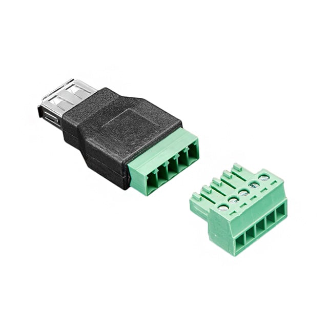 【9204623A0399】ADAPT USB-A RCP TO TERM BLK 5POS