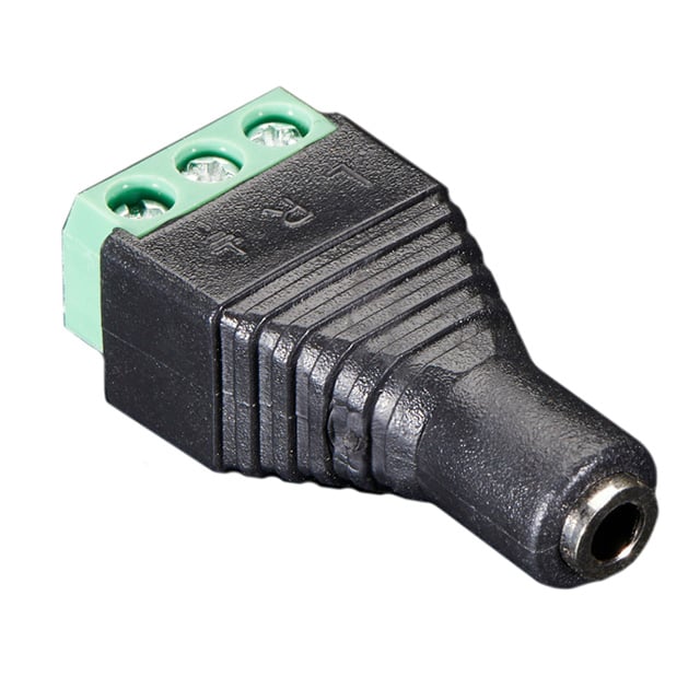 【9204637A0413】ADAPT 1/8" JCK TO TERM BLK 3POS