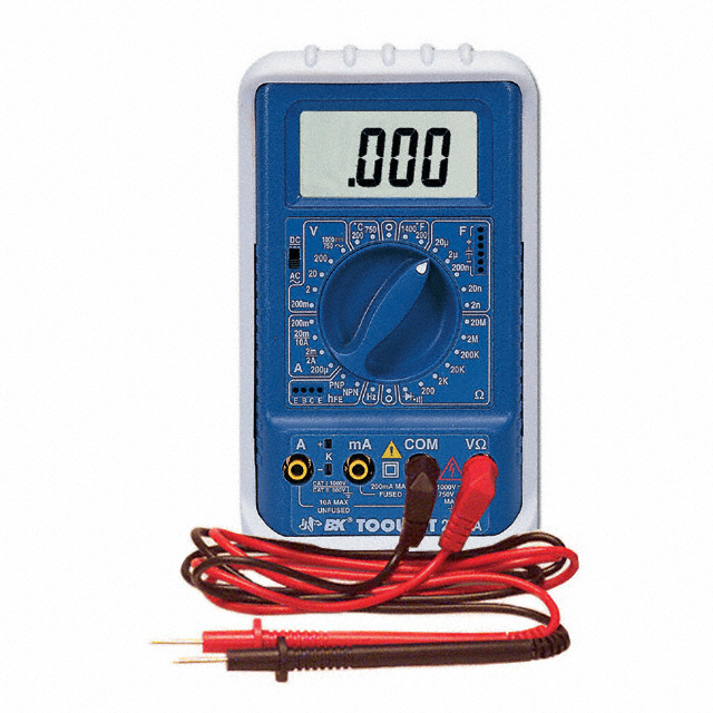 Manual Average Handheld Digital (DMM) Multimeter 3.5 Digit LCD Display Voltage, Current, Resistance, Capacitance, Temperature, Frequency Continuity, Diode Test, Transistor Gain Function Features