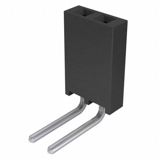 2 Position Receptacle Connector 0.100