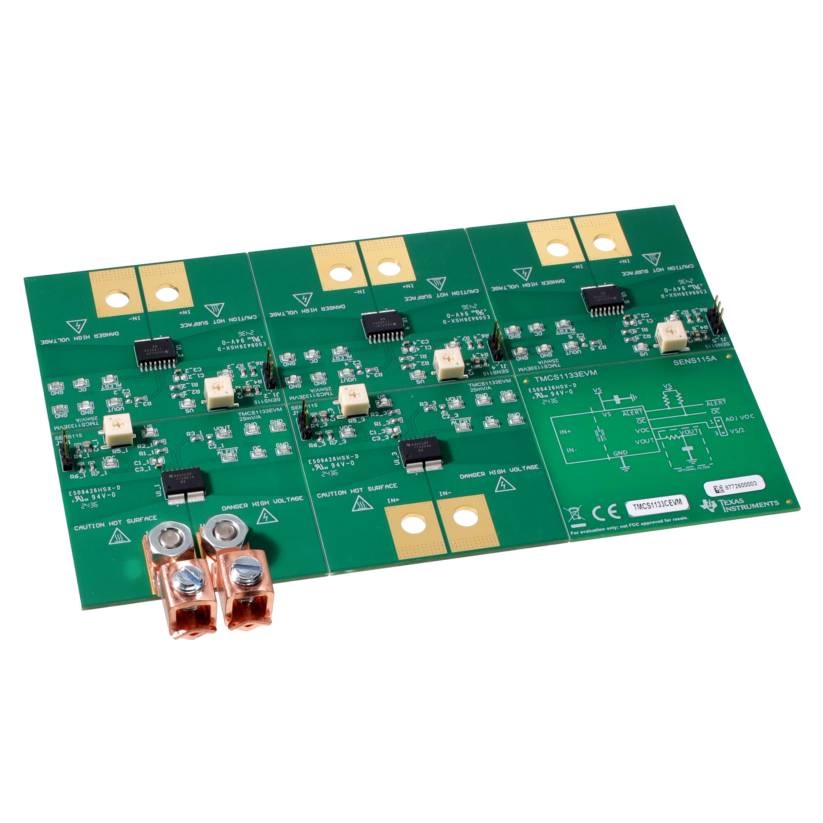TMCS1133 evaluation module