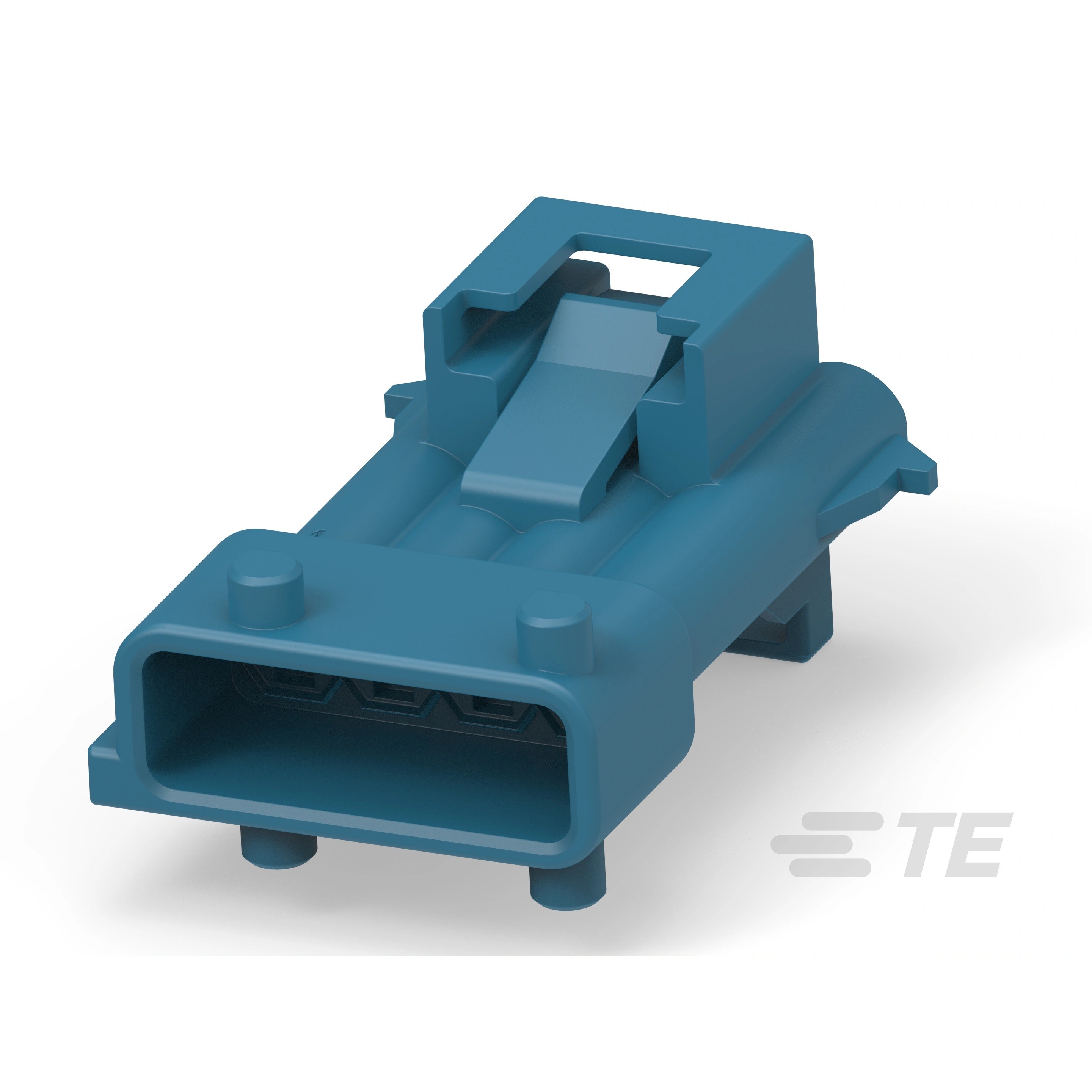 4 Rectangular Connectors - Housings Plug Blue 0.197" (5.00mm)