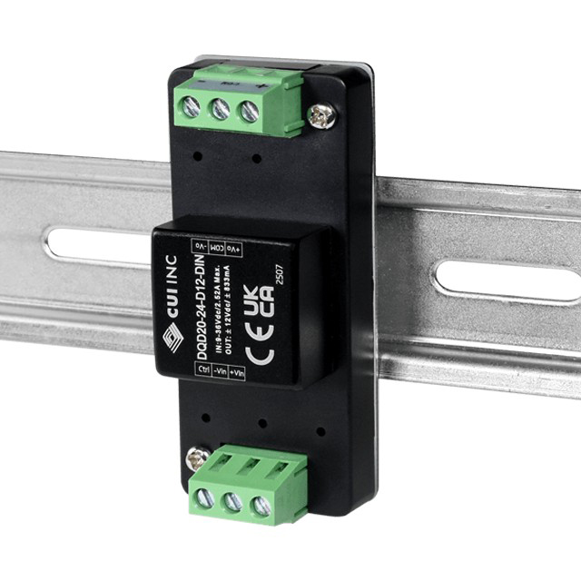 【DQD20-24-S28H-DIN】DC-DC, ISOLATED, 20 W, 9~36 VDC
