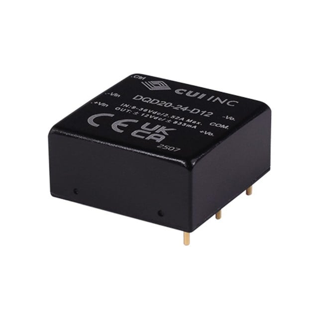【DQD20-48-S24H】DC-DC, ISOLATED, 20 W, 18~75 VDC
