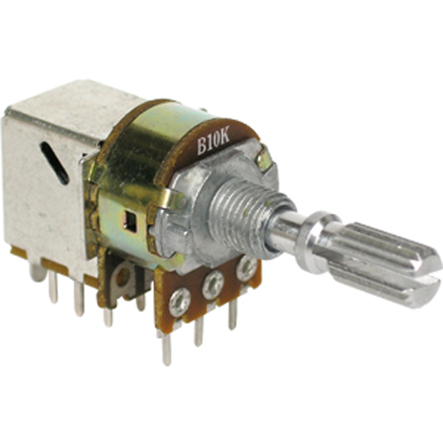 【PDB183-GTR01-104A3】POT 100K OHM 1/10W CARBON LOG