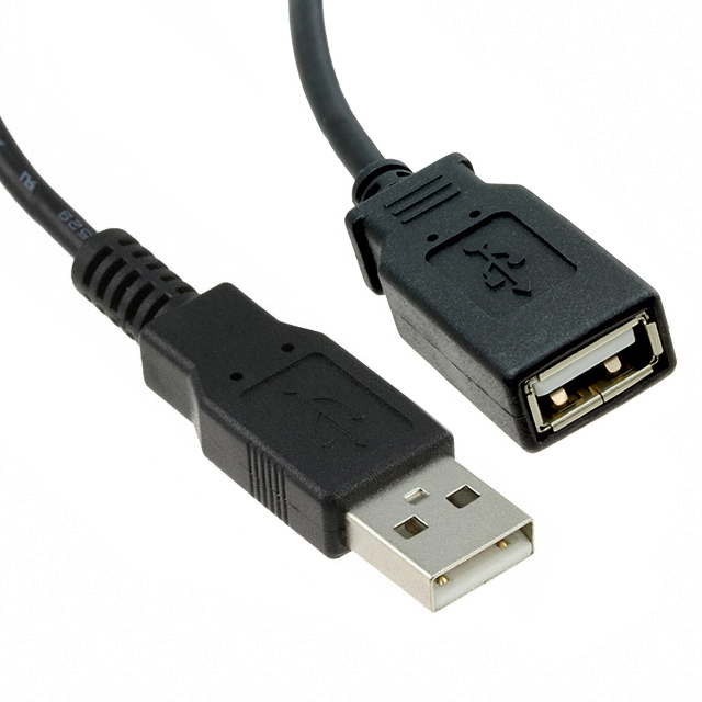 디바이스마트,케이블/전선 > USB 케이블 > USB 케이블(미분류),,3021057-02M,CBL USB2.0 A RCPT TO A PLG 6.56' / Digi-Key Part Number : Q1105-ND