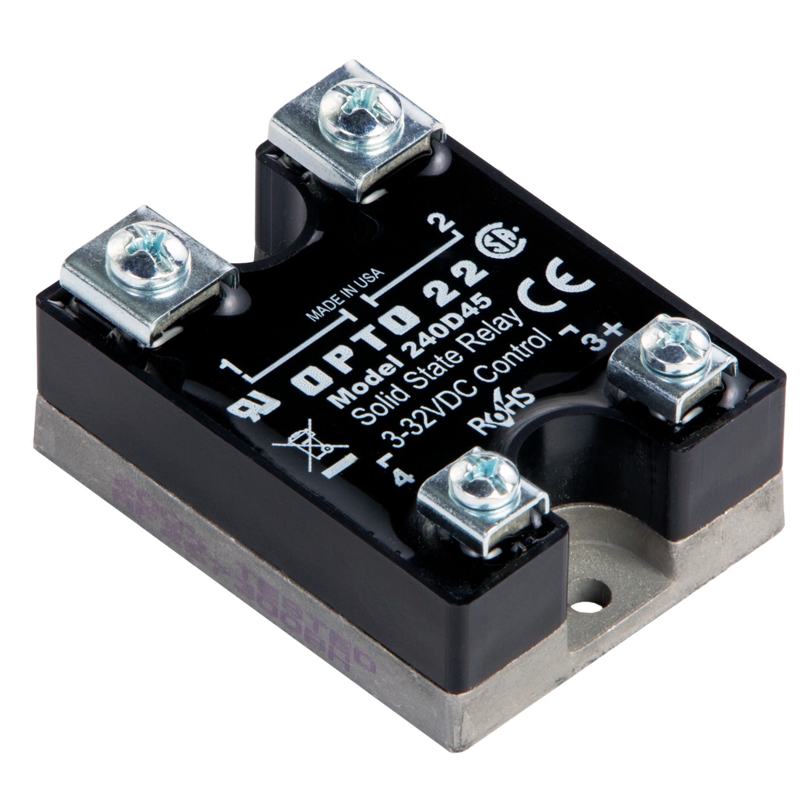 【240D45】240 VAC, 45 AMP, DC CONTROL SOLI