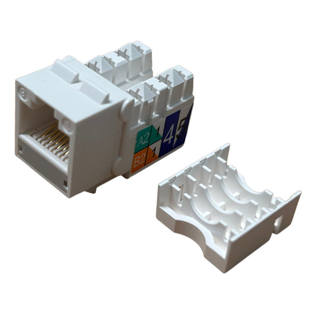 【RJ45-6JUD-90GY】KEYSTONE INSTR JK CAT6 90 GY
