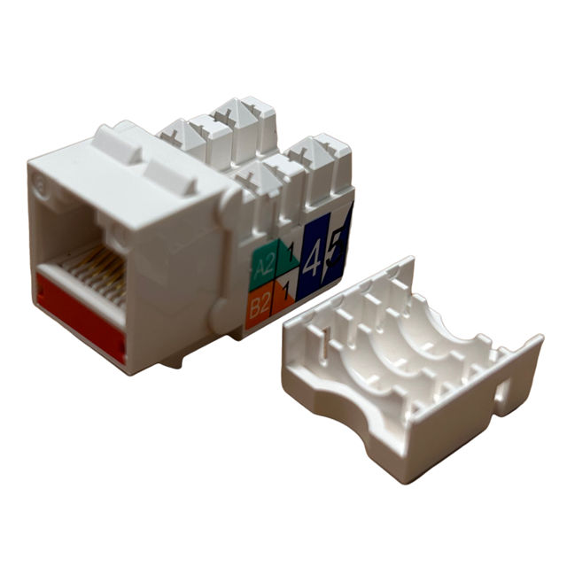 【RJ45-6JUD-90RD】KEYSTONE INSTR JK CAT6 90 RD