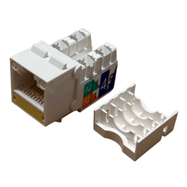【RJ45-6JUD-90YW】KEYSTONE INSTR JK CAT6 90 YW