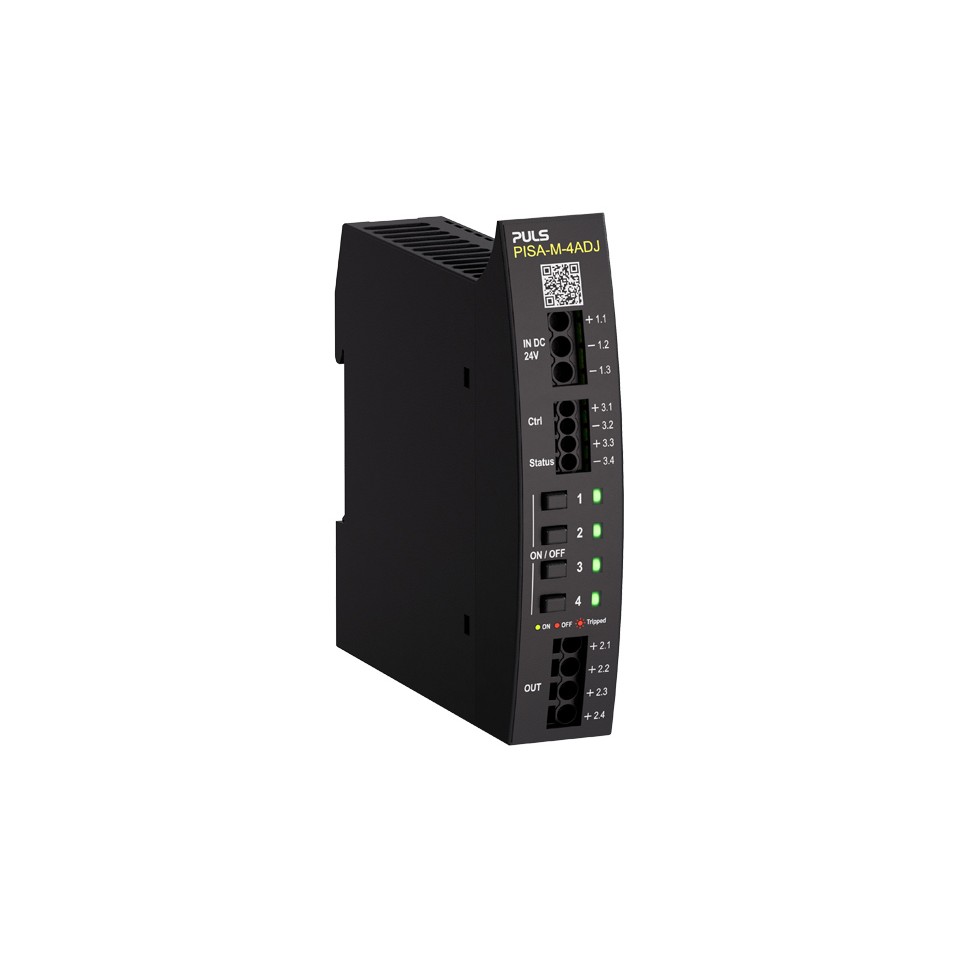 【PISA-M-4ADJ】PROTECTION MODULE, 12 OR 24VDC,