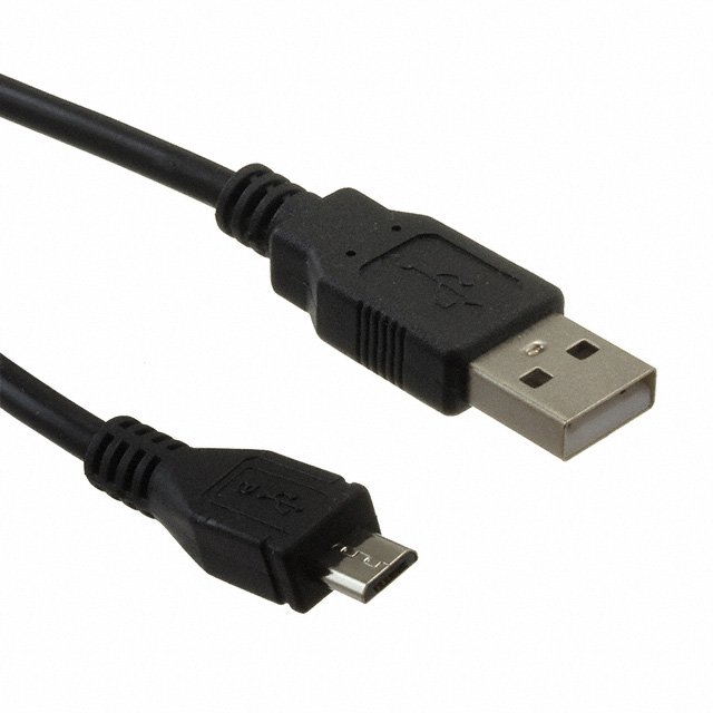 디바이스마트,케이블/전선 > USB 케이블 > USB 케이블(미분류),,CUB-100-BK,CABLE USB A TO MICRO B 1M / Digi-Key Part Number : 768-1318-ND