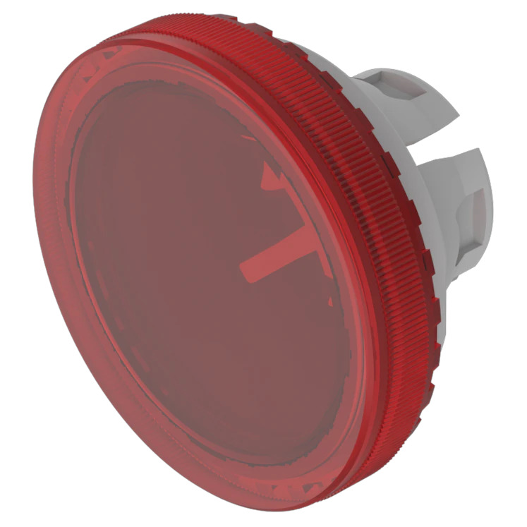 CONFIG SWITCH LENS RED ROUND