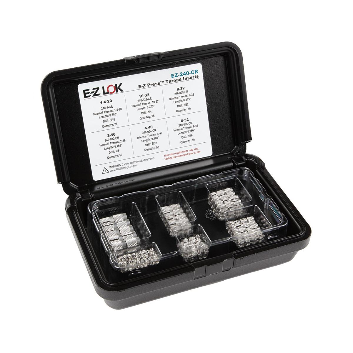 【EZ-240-CR】E-Z PRESS THREADED INSERT ASSORT