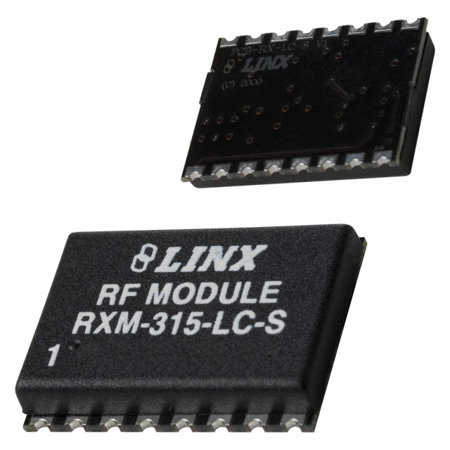LC RF Receiver ASK, OOK 315MHz -95dBm 5kbps PCB, Surface Mount