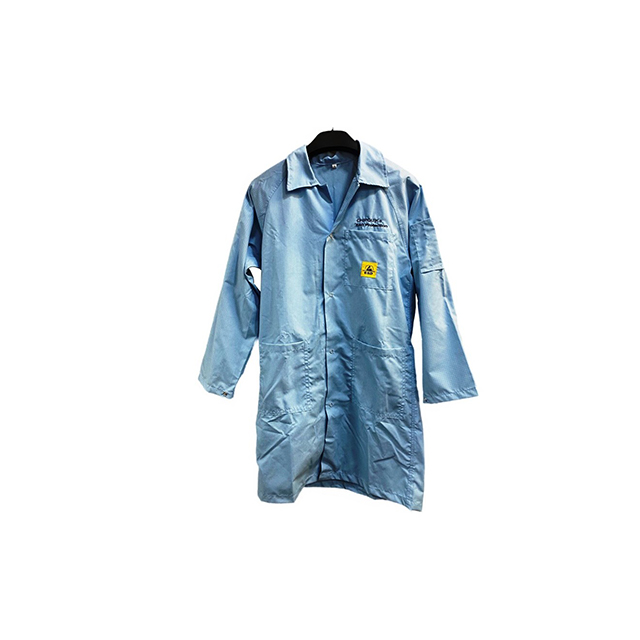 【CQ-ESD-LABCOAT-M】ESD LAB COAT (POLYESTER, COTTON,