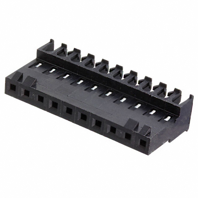 10 Position Rectangular Receptacle Connector IDC Tin 18 AWG