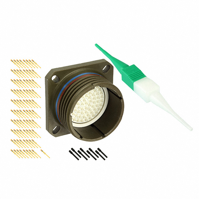 79 Position Circular Connector Receptacle, Male Pins Crimp