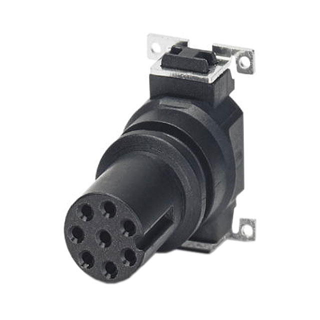 8 Position Circular Connector Insert, Female Sockets Solder