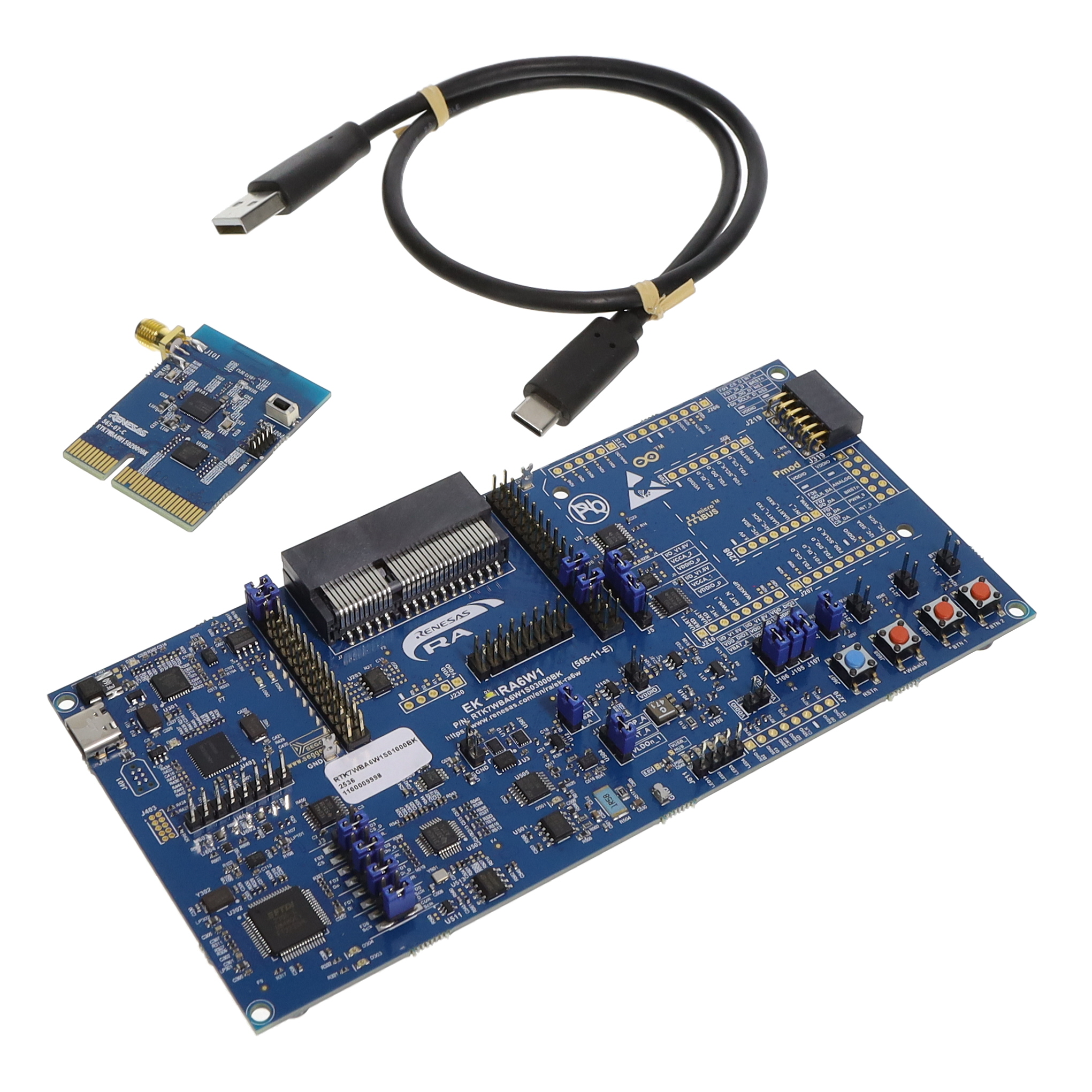 【RTK7WKA6W1S04000BK】RA6W1 EVALUATION KIT, ARM CORTEX