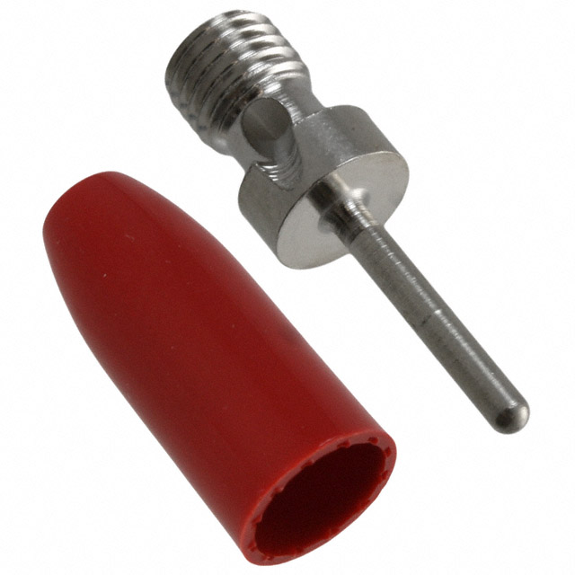 Tip Plug Connector Standard Tip Solderless Red