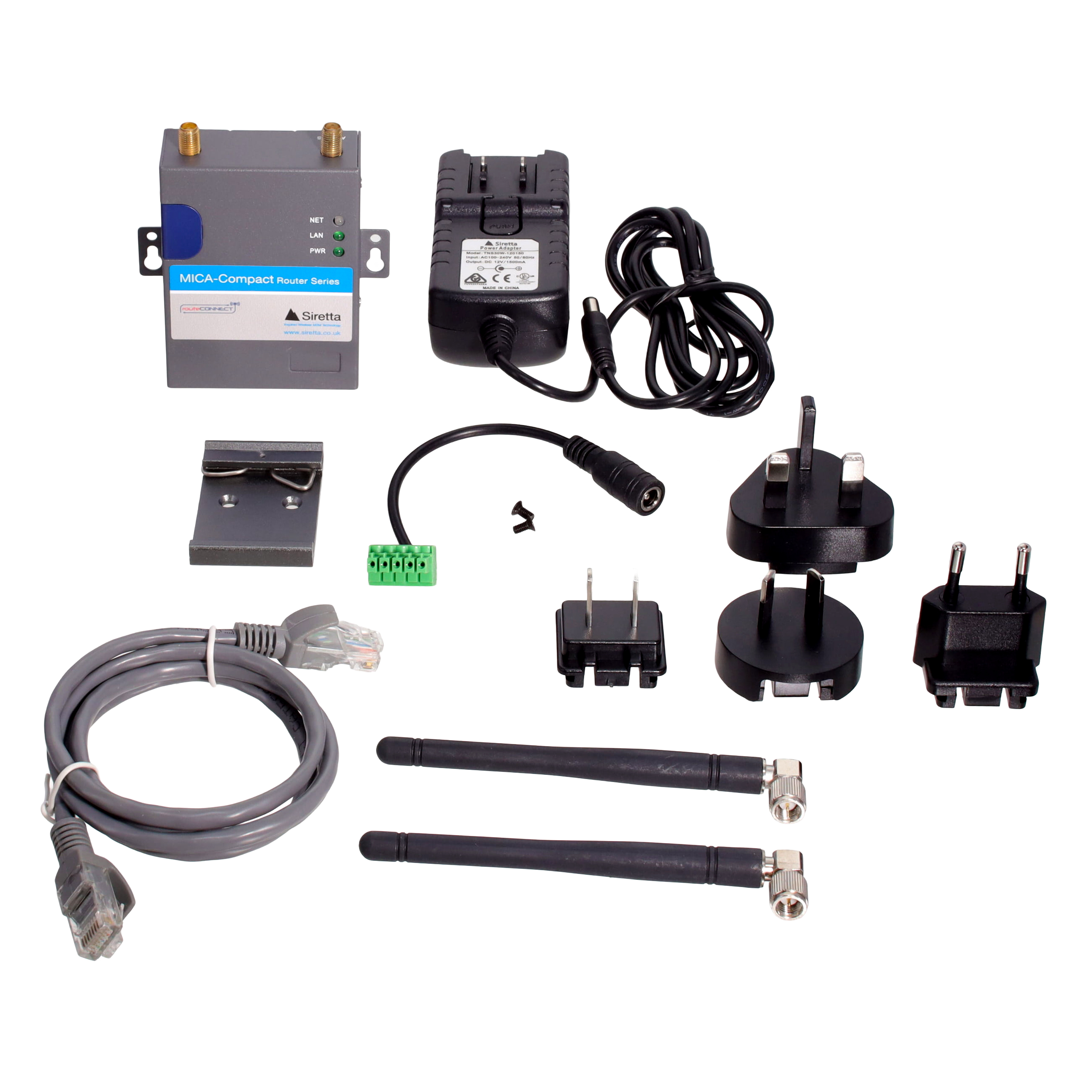 【QUARTZ-COMPACT-11-LTE(EU) + ACC】MICA 4G/LTE ROUTER 1 X LAN 1 X S