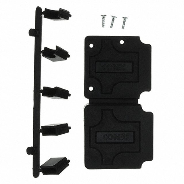 25 Position Hinged Backshell Connector Black 90°, 180° Unshielded