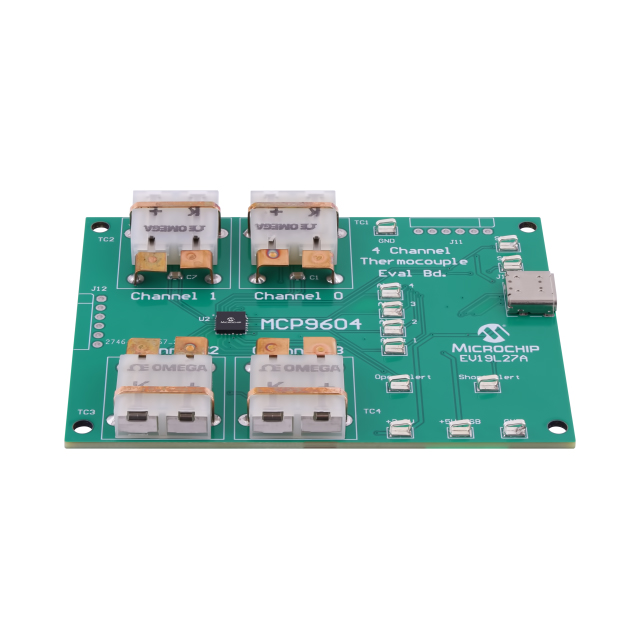 【EV19L27A】MCP9604 THERMOCOUPLE EVAL BD