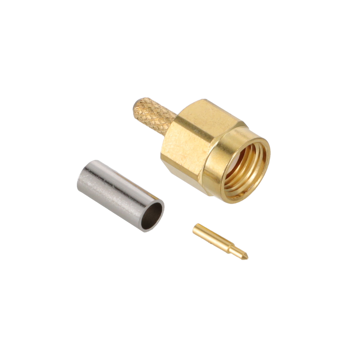 【BU-1420403011】CONN SMA PLUG STR 50 OHM CRIMP