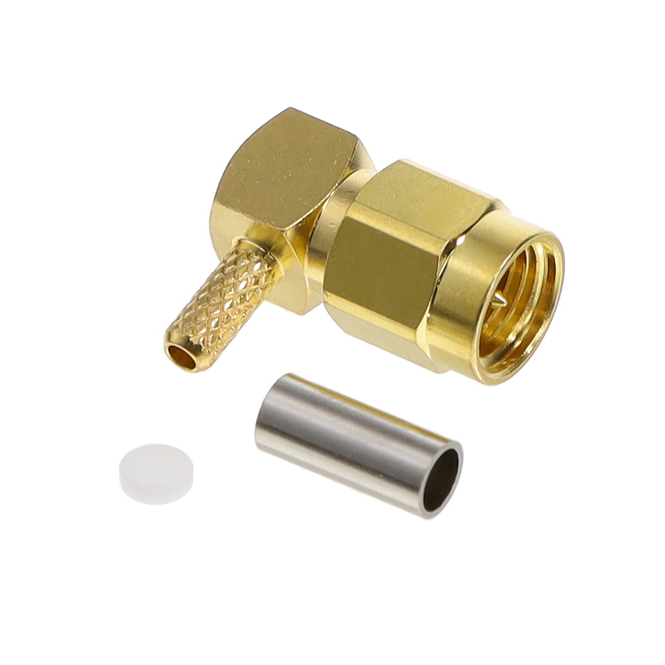 【BU-1420403101】CONN SMA PLUG R/A 50 OHM SOLDER