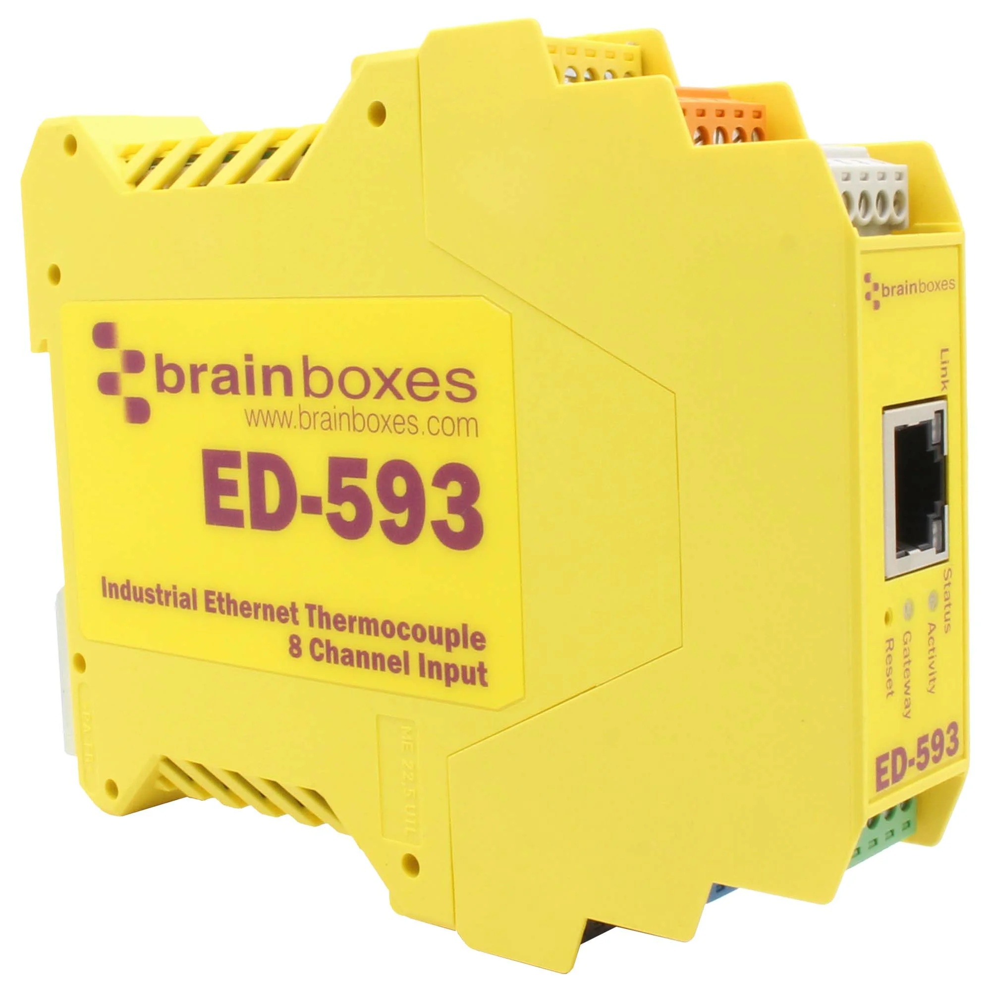 【ED-593】ETHERNET TO 8 THERMOCOUPLE INPUT