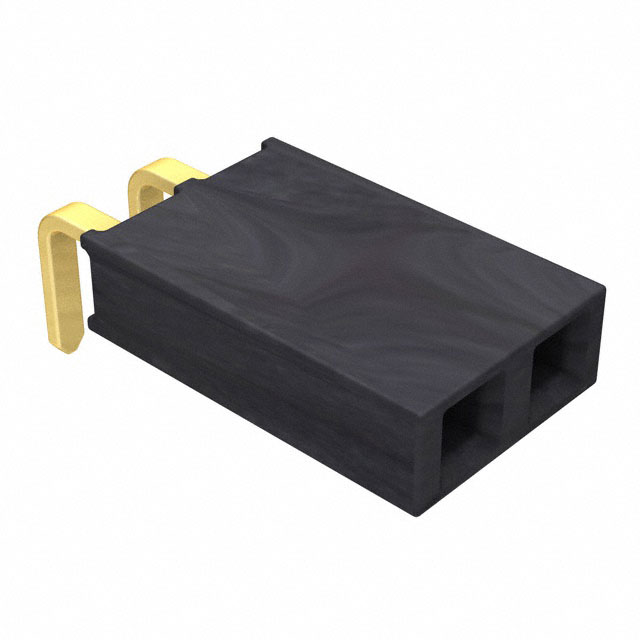 2 Position Receptacle Connector 0.100