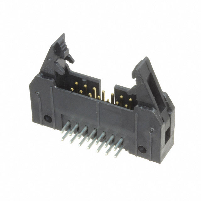 Connector Header Through Hole, Right Angle 14 position 0.100