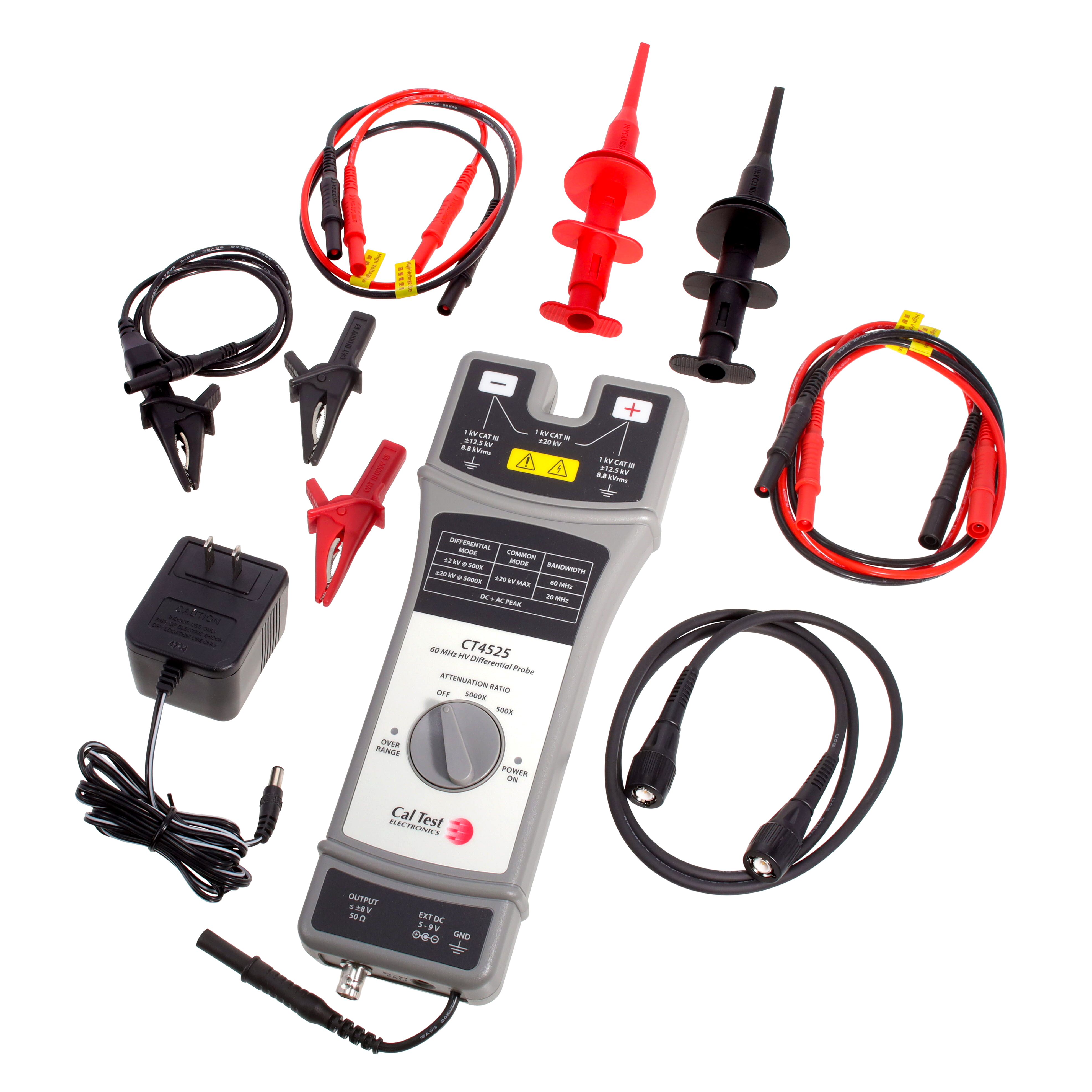 【CT4525】DIFFERENTIAL PROBE KIT, 60MHZ, 4