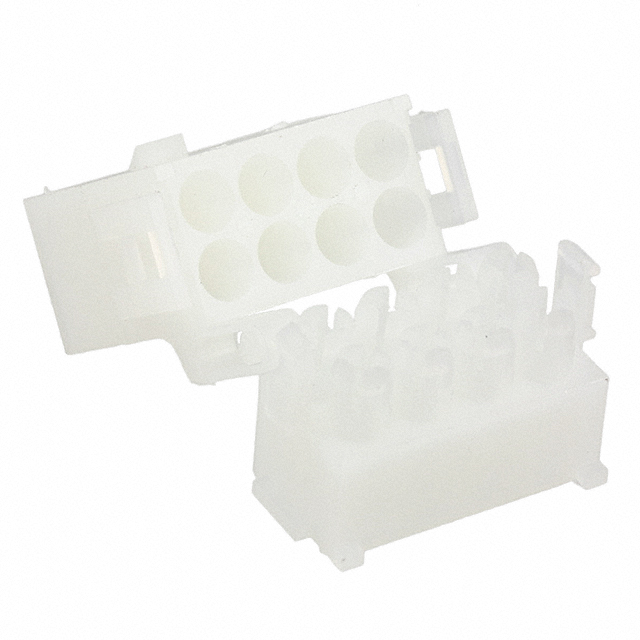 8 Rectangular Connectors - Housings Receptacle Natural 0.163 (4.14mm)