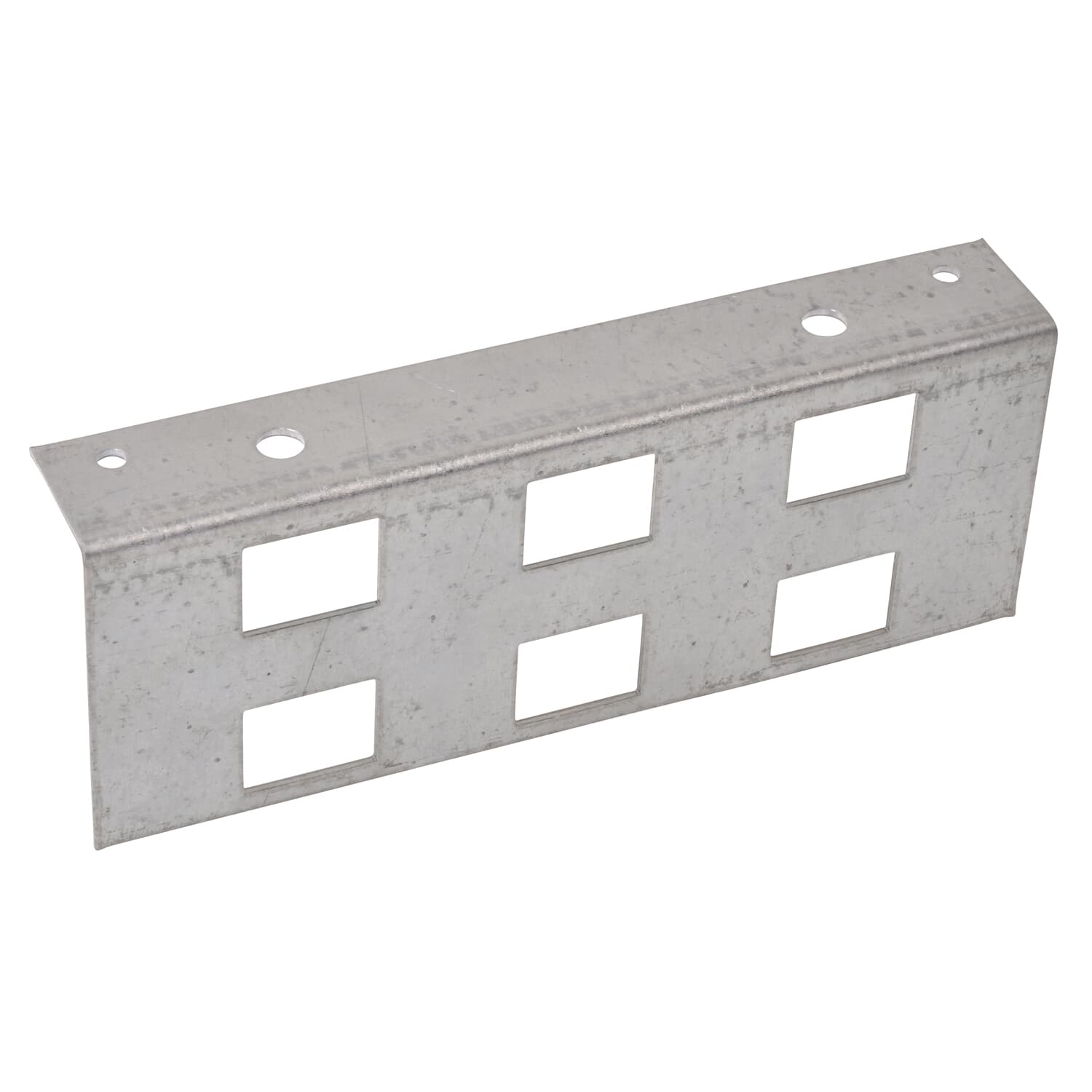 【665-6RJ】665 PLATE W/ 6 KEYSTONE RJ OPENI