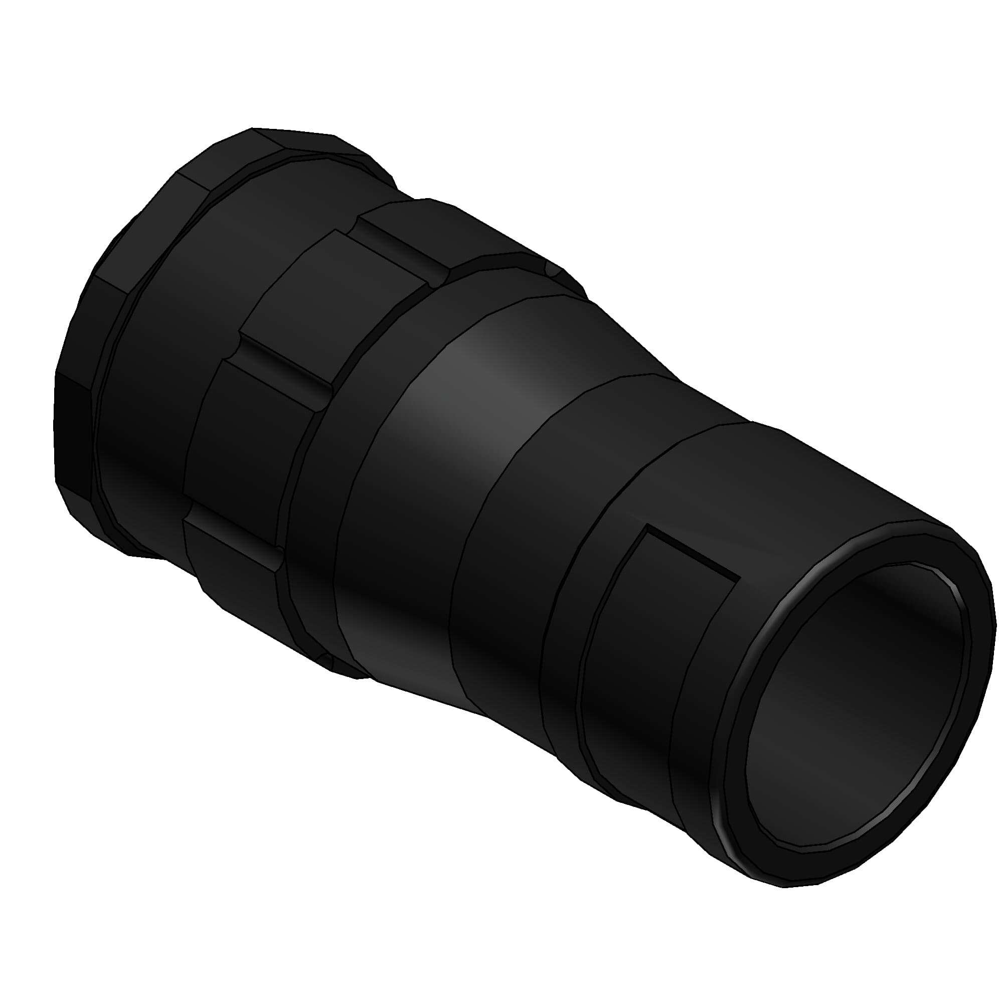 【BVEMV-M207-10】EMC FTNG PA6/AL M20 NW17 10MM BL