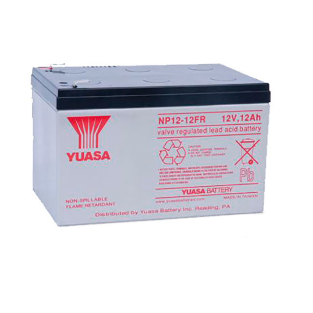 Yuasa NP12-12FR 12V 12Ah Sealed Lead Acid Battery (Flame Retardant)