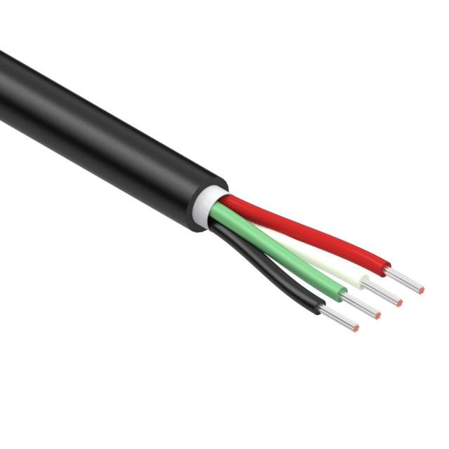 【30-03694】WIRE, 4C TS, 18 AWG BLACK