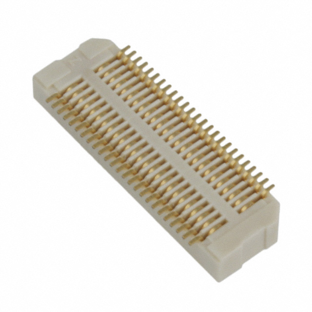 50 Position Connector Plug, Center Strip Contacts Surface Mount Gold